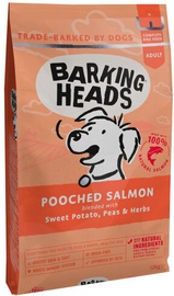 Sausā suņu barība Barking Heads Pooched Salmo BSL12, lasis, 12 kg