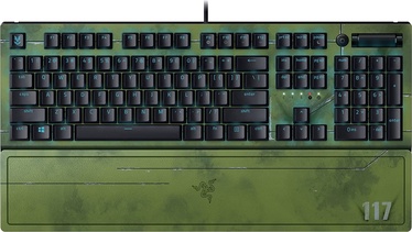 Klaviatuur Razer BlackWidow V3 Halo Infinite Edition Razer Green EN, roheline