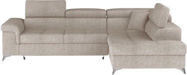 Kampinė sofa Eridano, smėlio, 202 x 275 cm x 88 cm