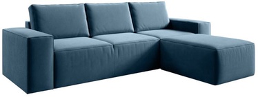 Stūra dīvāns Silla Savoi 38, zila, labais, 202 x 302 cm x 95 cm