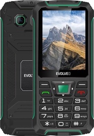 Mobiiltelefon Evolveo StrongPhone W4, must/roheline