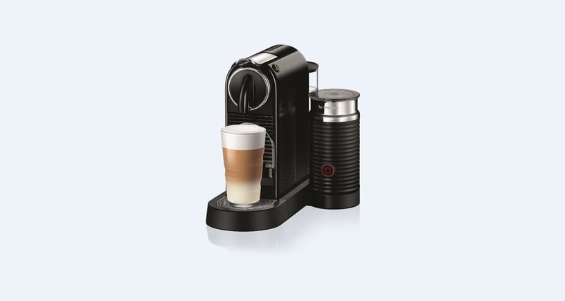 Капсульная кофемашина Nespresso Citiz & Milk black, черный