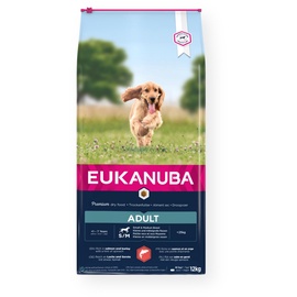 Sausā suņu barība Eukanuba, lasis Adult Small & Medium, 12 kg