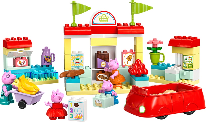 Konstruktor LEGO® Duplo Põrsas Peppa supermarket 10434