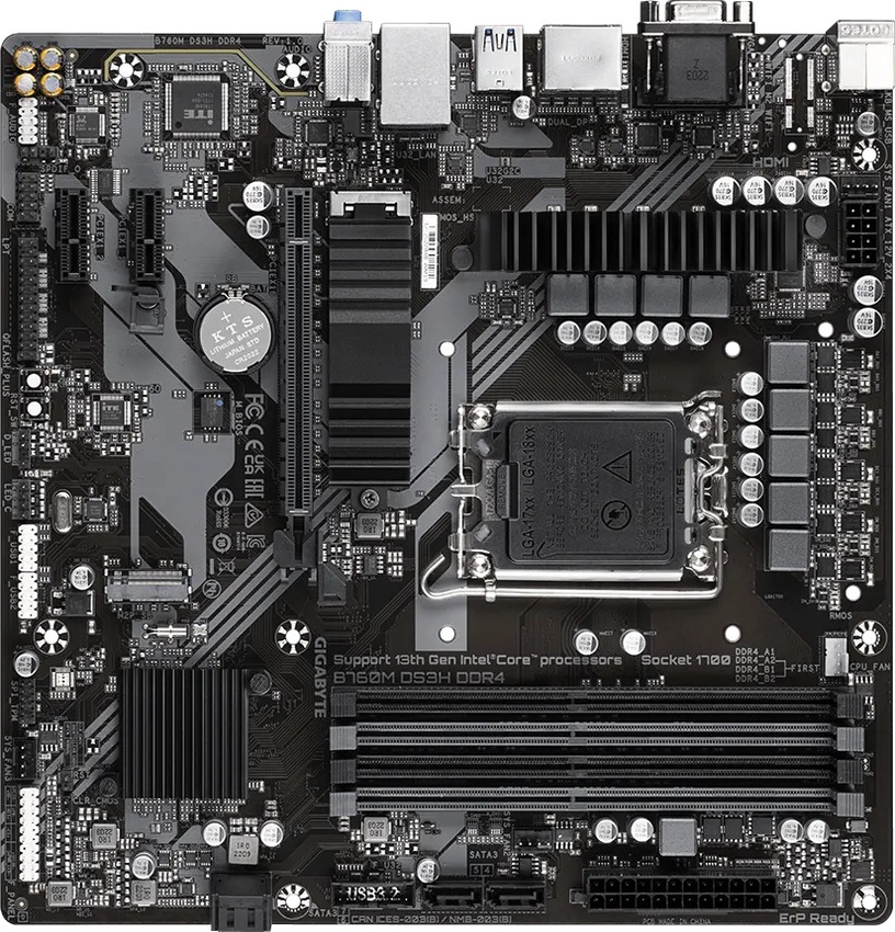Mātesplate Gigabyte B760M DS3H DDR4