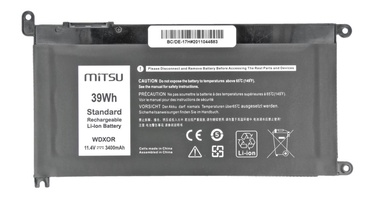 Аккумулятор для ноутбука Mitsu BC/DE-17H, 3.4 Ач, Li-Ion