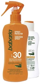 Комплект солнечнозащитных продуктов для тела Babaria Aloe Vera Protective Sun Oil SPF30, 300 мл