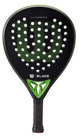 Ракетка для падл-тенниса Wilson Blade LT V2 WR08930, черный/зеленый
