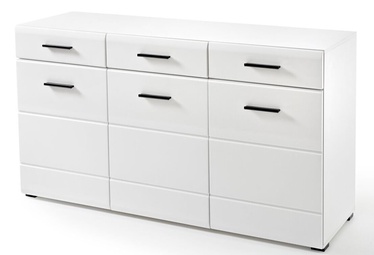 Kumode Halmar Lauren, balta, 43 x 150 x 86 cm