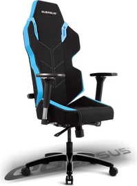 Игровое кресло Quersus Evos 301, 47 x 53 x 42 - 52 см, синий/черный