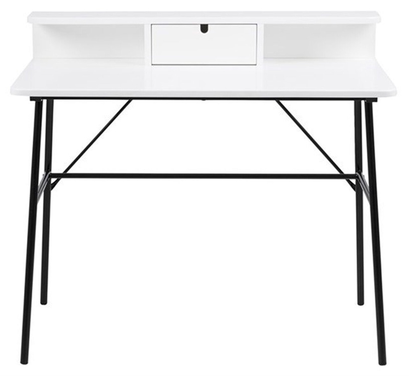 Письменный cтолы Home4you Pascal AC72288, белый/черный