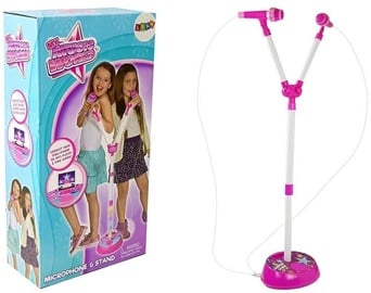 Детский микрофон Lean Toys My Music World Microphone & Stand