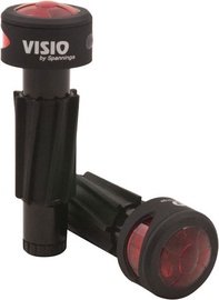 Velosipēdu lukturis Spanninga Visio Xb SNG-999063, plastmasa, melna, 2 gab.