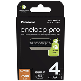 Įkraunamas elementas Panasonic Eneloop Pro, AA, 2500 mAh, 4 vnt.