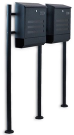 Postkast B2M 3111, hall, 100 cm x 16 cm x 124 cm