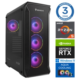 Стационарный компьютер Intop AMD Ryzen™ 5 7600X, Nvidia GeForce RTX4070 Super, 64 GB, 4 TB
