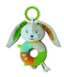Grabulis Clementoni Lovely Soft Bunny, daudzkrāsaina