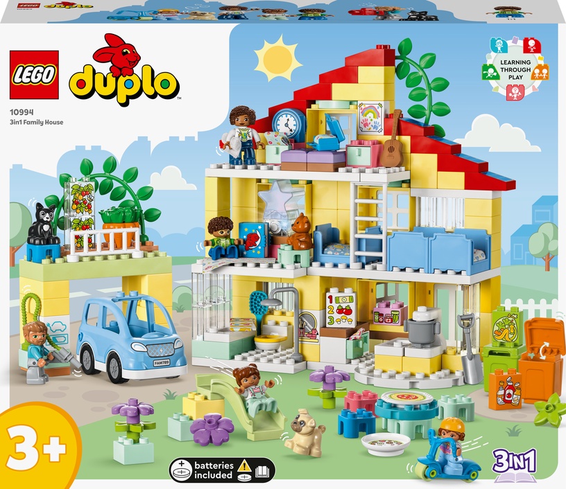 Konstruktor LEGO® DUPLO® Kolm-ühes peremaja 10994, 218 tk