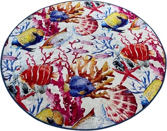 Vannas istabas paklājs Foutastic Under 359CHL4776, daudzkrāsaina, 160 cm x 160 cm