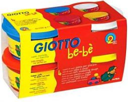 Plastilīns Giotto BeBe 999029, zila/balta/sarkana, 400 g