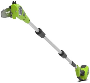 Akumuliatorinis grandininis pjūklas Greenworks G40PSFK2, 20 cm