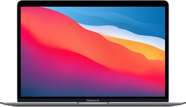 Nešiojamas kompiuteris Apple MacBook Air MGN63ZE/A/R1/D1/US, Apple M1, 16 GB, 512 GB, 13.3 ", M1 7-Core, pilka
