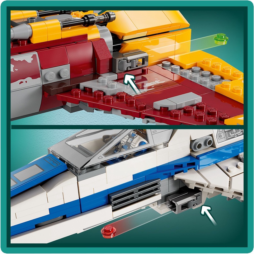Конструктор LEGO® Star Wars™ New Republic E-Wing™ pret Shin Hati Starfighter™ 75364, 1056 шт.