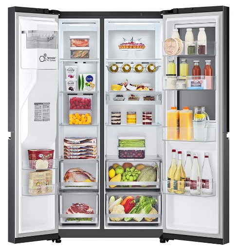 Холодильник двухдверный LG Side-by-Side GSXV90MCAE