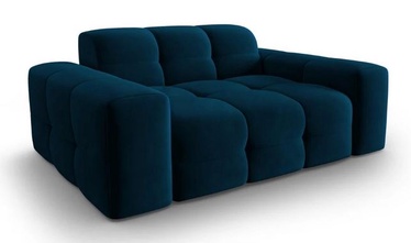 Dīvāns Micadoni Home Kendal Velvet, tumši zila, 156 x 103 cm x 79 cm