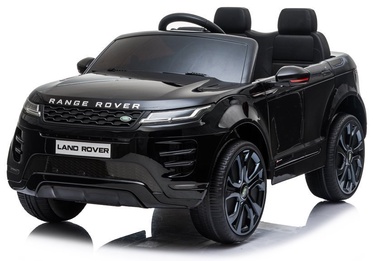 Bezvadu automašīna Lean Toys Range Rover Evoque, melna