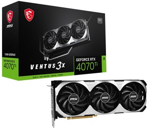 Vaizdo plokštė MSI GeForce RTX 4070 Ti, 12 GB, GDDR6X