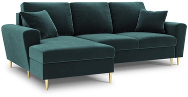 Nurgadiivan Micadoni Home Moghan Velvet 4 Seats, roheline, vasak, 241 x 145 cm x 88 cm