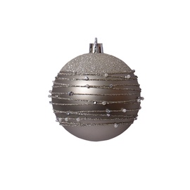Eglītes rotājums Christmas Touch SYQD-0121254, šampanieša, 80 mm, 3 gab.