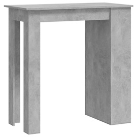 Барный стол VLX 809471, серый, 102 см x 50 см x 103.5 см