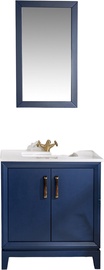 Комплект мебели для ванной Kalune Design Michigan 30, темно-синий, 54 x 75 см x 86 см