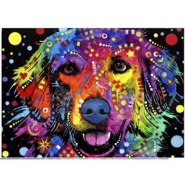 Mozaīka Norimpex Diamond Mosaic Dog Colorful Patterns 1007011, daudzkrāsains