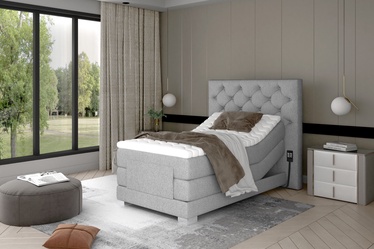 Кровать Clover Grande 81, 90 x 200 cm, серый, с матрасом