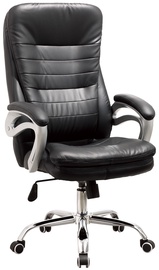 Офисный стул MN C780A, черный/хромовый