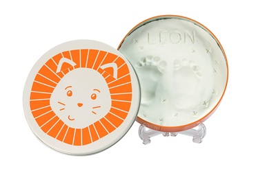 Набор для создания штампов рука / стопа Baby Art Magic Box Round Lion 3601091090