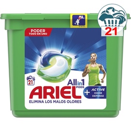 Капсулы для стирки Ariel Odor Active, 21 шт.