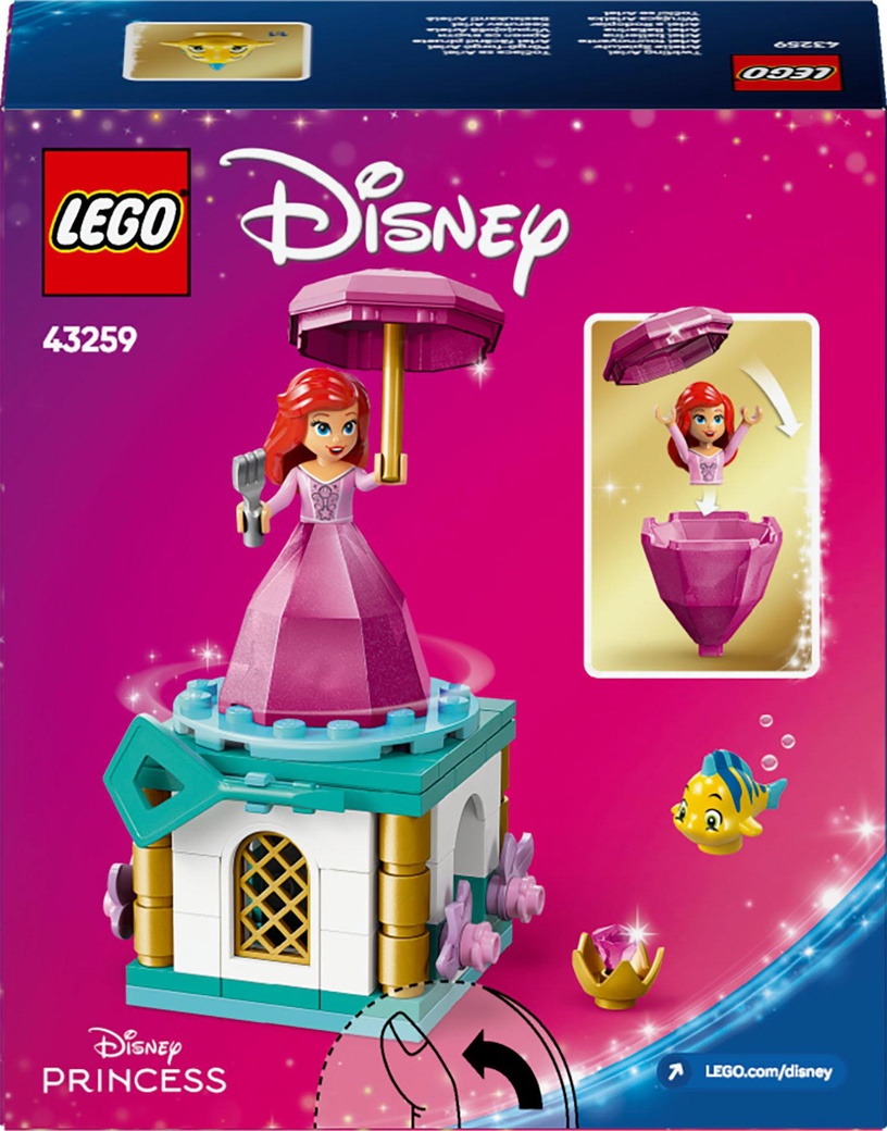 Konstruktor LEGO® Disney Keerutav Ariel 43259, 93 tk