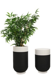Журнальный столик Kalune Design 1023-1, белый/черный, 40 см x 40 см x 60 см