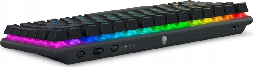 Клавиатура Dell Alienware Pro, Английский (US), черный, беспроводная