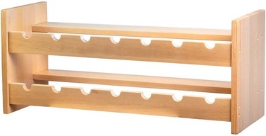 Полка для бутылок Kalune Design DZYD0009, дубовый, 250 мм x 700 мм x 300 мм