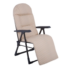 Āra atpūtas krēsls Patio Galaxy Plus H031-05PB, brūna/balta/pelēka, 85 cm x 59 cm x 105 cm