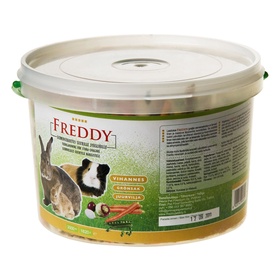 Barība grauzējiem FREDDY, trušiem, 1.6 kg