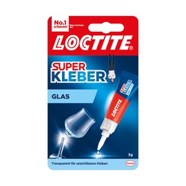 Клей моментальный Loctite Super Kleber Glass, 0.003 кг