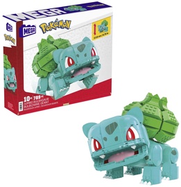 Konstruktorius Mega Bloks Pokemon Jumbo Bulbasaur HNT96, plastikas