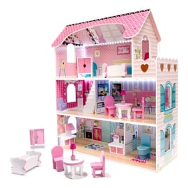 Домик RoGer Wooden Doll House With LED