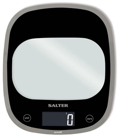 Elektroninės virtuvinės svarstyklės Salter Curve Glass 1050 BKDR, juodos